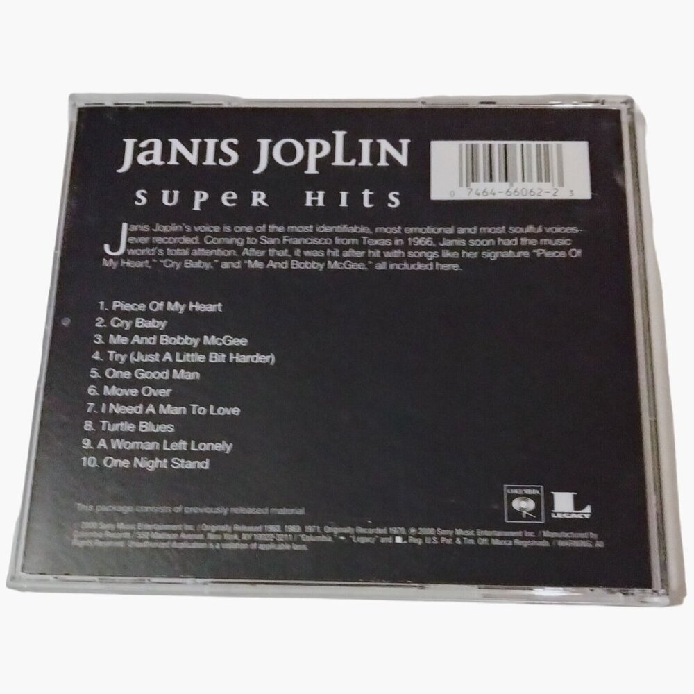 Janis Joplin Super Hits CD - Picture 3 of 5